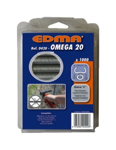 Agrafe omega 20 galva a boitede 1000 - 0420