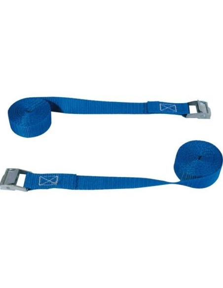 Sangle a boucle 35 mm 900 k - bleue- lot de 2