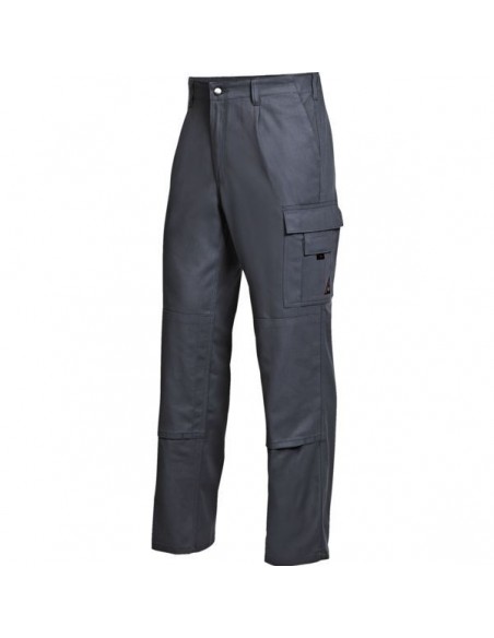 Pantalon basic 100 % coton bleu fonce taille 40