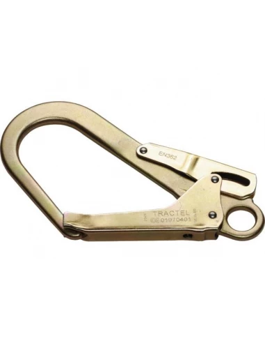 Connecteur m 53 acier verrou double action ouverture 55 mm