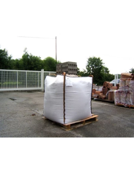 Sac big bag eco chantier blanc 1m3 - 91 x 91 x 106 mm - 1500kgs