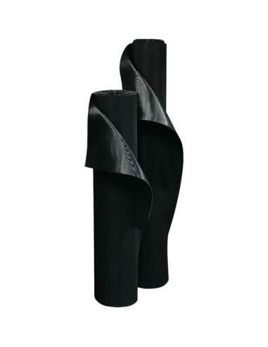 Tapis caoutchouc fine strie noir ep ep 3mm larg120 rouleau10 m