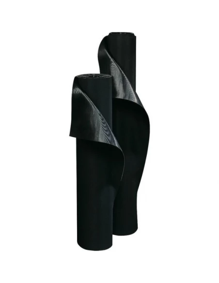 Tapis caoutchouc fine strie noir ep ep 3mm larg120 rouleau10 m