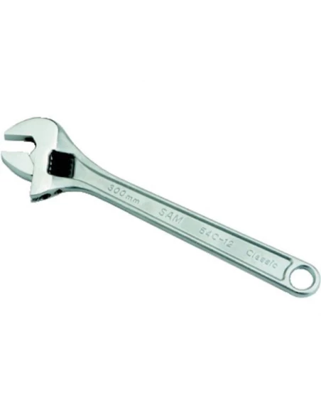 Cle a molette 12 finition chromee satinée