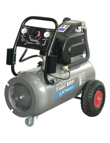 Compresseur mobile 50 l - 230v avec tableau de regulation