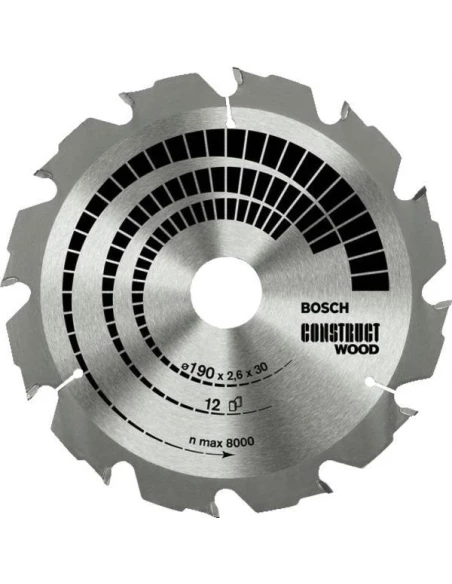 Lame scie circulaire constructwood 12 d 160x20-16mm