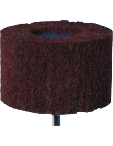 10 Roue a lamelles texture 80 x 50 mm grain 180 - tige de 6 - 00071