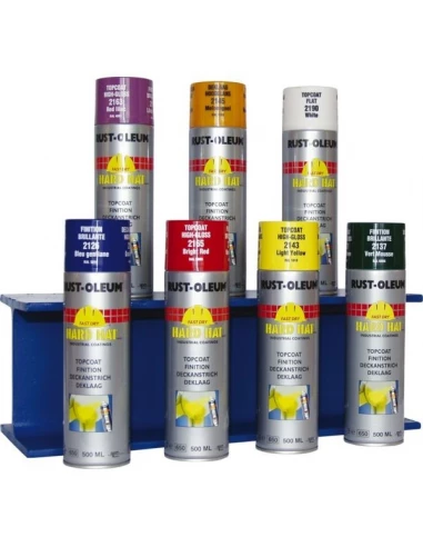 Finition hard hat gris acier ral 7001 aerosol 500 ml