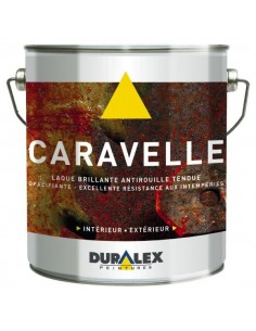Peinture laque caravelle antirouille blanc ral 9003 pot  3 l
