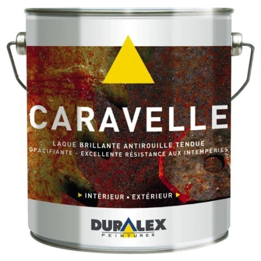 Peinture laque caravelle antirouille gris clair ral 7035 pot 3 l