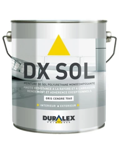 Peinture polyurethane dx sol gris cendre 3l