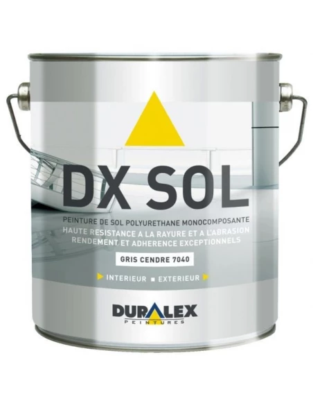 Peinture polyurethane dx sol gris cendre 3l