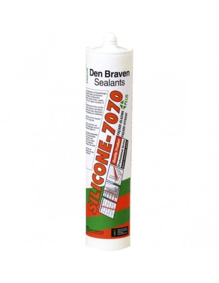 25 Mastic silicone 7070 plus blanc 300ml