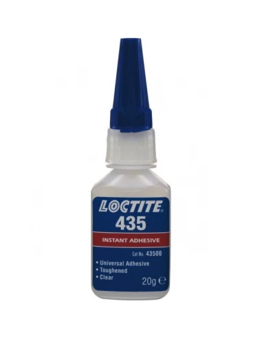 Adhesif instantane forte resistance clair 435 flacon 20 gr 871788