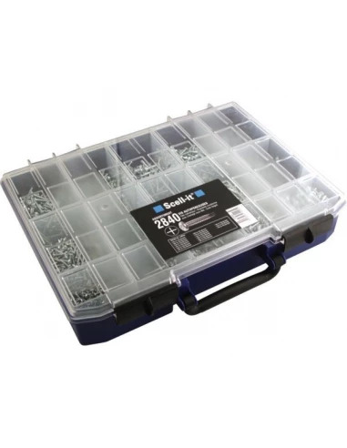 Coffret vis auto-perceuse tetecylindrique crucif 2840 vistcc az