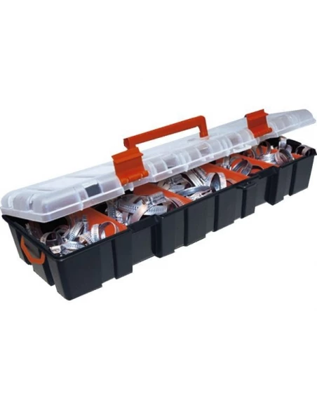 Coffret 160 colliers bande pleine largeur 9 mm