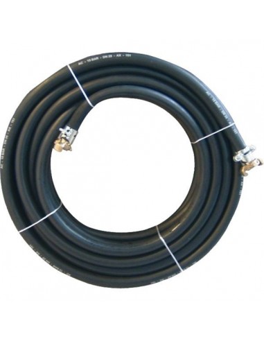 Rallonge tuyau air comprime 15 bar diam 20 x 29 mm equipee - rouleau de 20 m