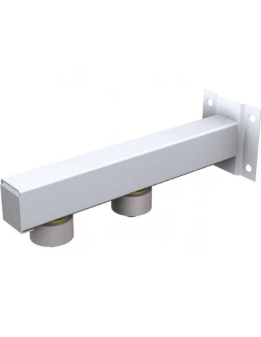 Guide supérieur réglable à visser pour porte sur rail au sol 50