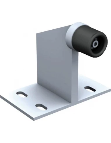 Butee amortissement à visser acier zingué pour portail coulissant