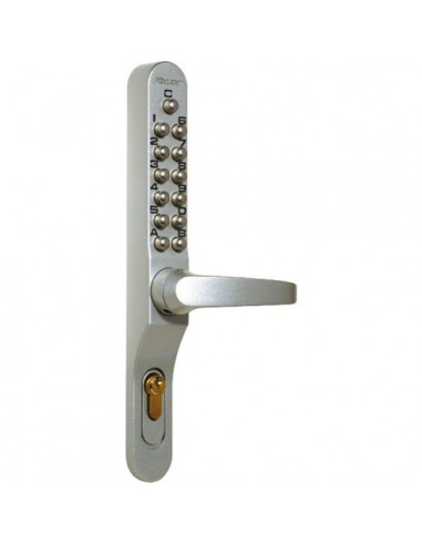 Controle acces keylex profil mecanique bequille boitier + garniture 22