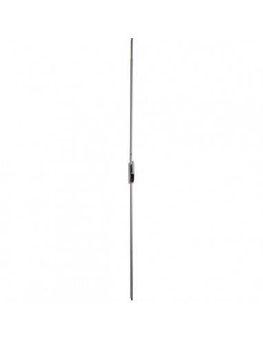 Cremone pompier veolis a bequille rotative coloris gris