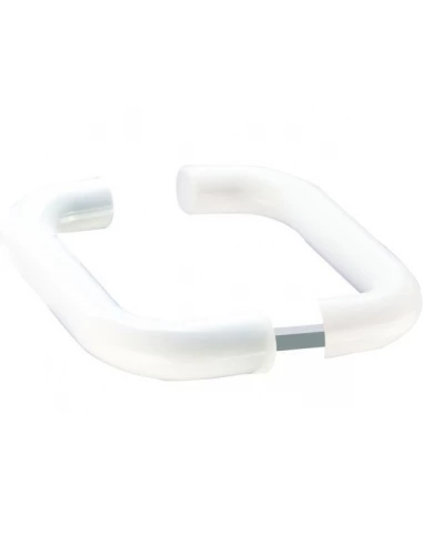 Poignée de porte Bequille double arcolor coudée blanc 232 - VACHETTE
