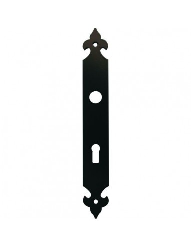 Plaque aluminium rustica cle i alum peinture epoxy noire