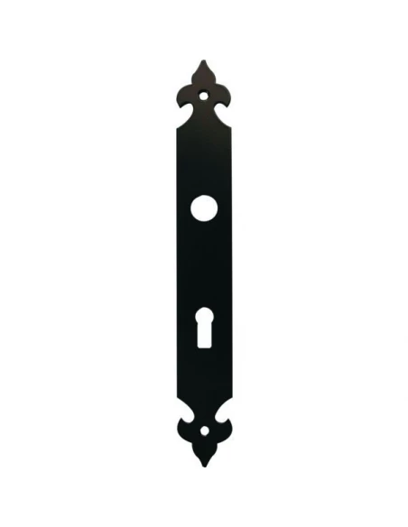 Plaque aluminium rustica cle i alum peinture epoxy noire