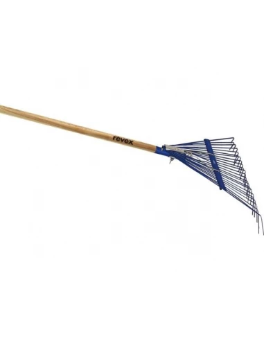 Balai a gazon raidisseur fil plat 24 dents emmanche 1500 x 28