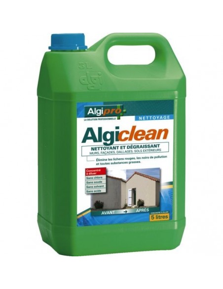 Nettoyant algiclean et degraissant terrasse dallages bidon 5 l