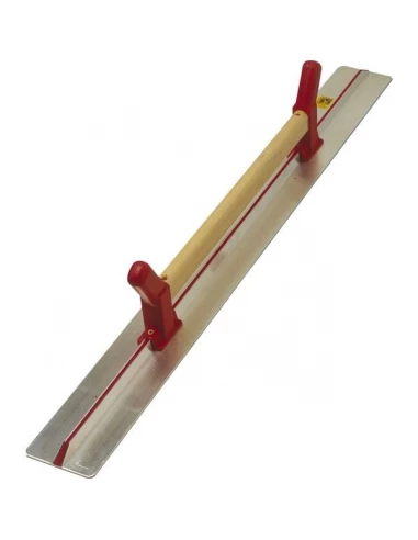 Regle a dresser a poignee 1 cote dente - 1,2 m