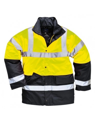 Parka HV Bicolore couleur : Orange taille XXL - PORTWEST