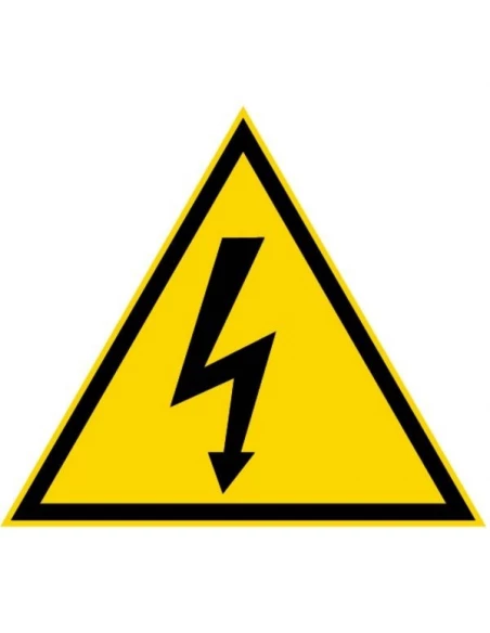 Triangle avertissement danger393 100 mm danger electrique