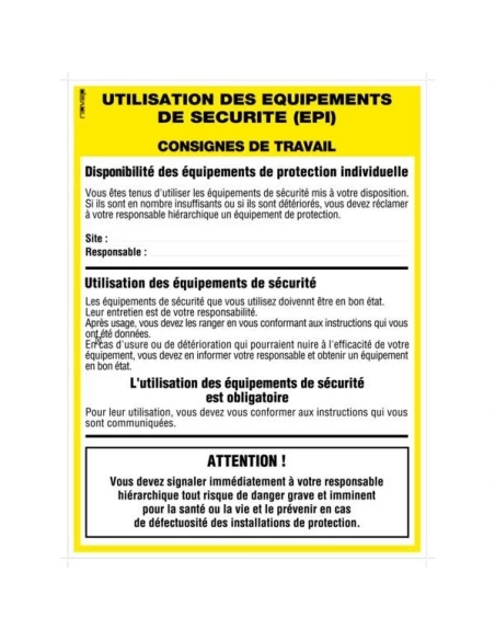 Affichage des consignes legales 400x300 473 incendie accident evacuation - NOVAP