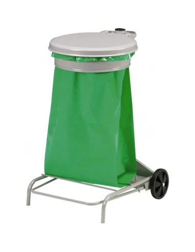 Poubelle mobile collectroule apedale pour sac 50l