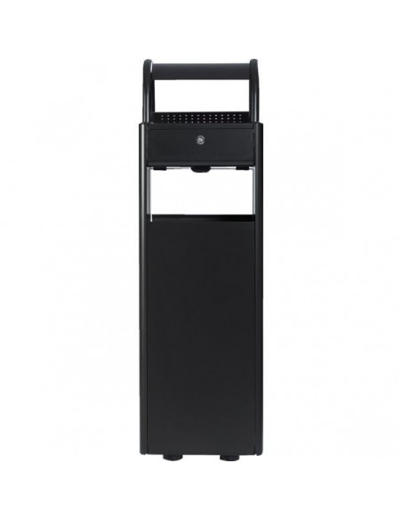Cendrier corbeille sur pied enacier corbeille 30 l - cendrier 6 l