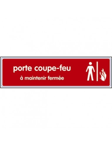 Plaque signalisation 170 x 40mm plexiglass couleur 425 entree interdi