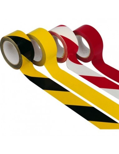 Ruban adhesif rouleau de 33 m larg 50 mm jaune noir 508