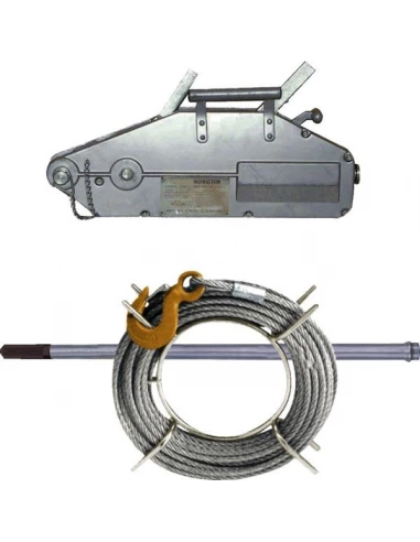 Tireur a cable en aluminium force 1600 kgs