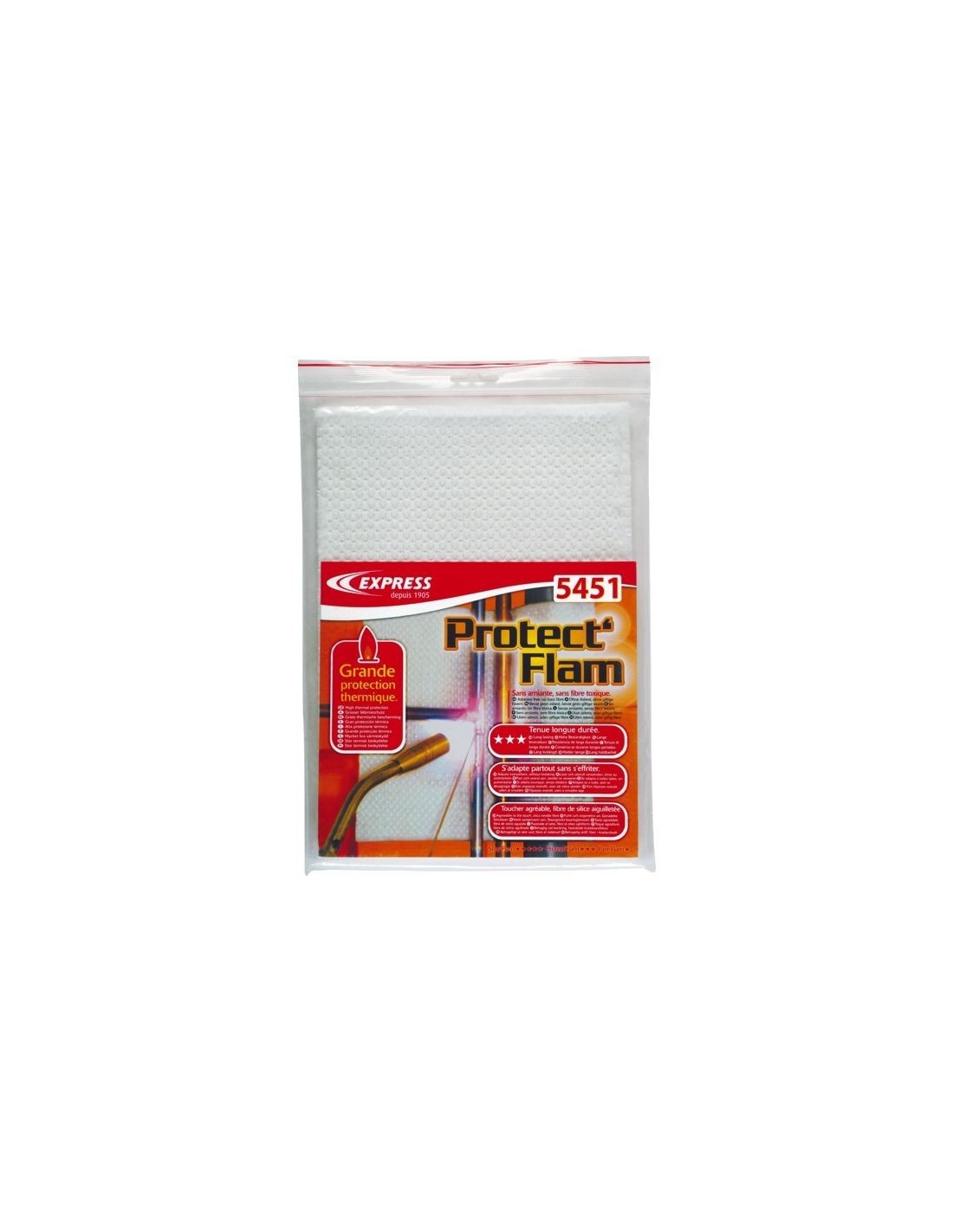 Protection thermique protect flam en fibre de silice format a4 - -  5451GUILBERT EXPRESS