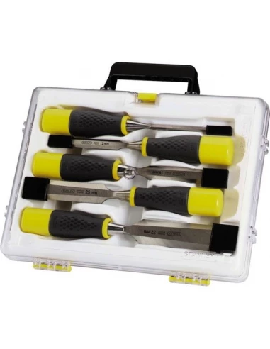 Stanley® Jeu De 5 Burins À Bord Biseau 6, 10, 15, 20, 25 Mm 2-16-888 Stanley