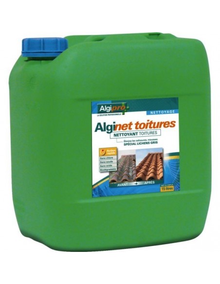 Démoussant Toitures Alginet 5L Nettoyant démoussant sans rinçage pour toitures - ALGIMOUSS