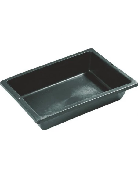 Auge polyethylene noire 470x320x130 12 litres - TALIAPLAST