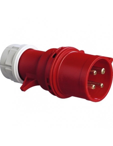 Fiche Mâle CEBA CEE P17 32A 4 Broches Connecteur industriel robuste 32A 4 broches - CEBA