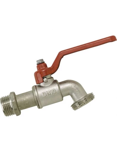 Robinet de jardin vanne 1-4 tour 20x27 ø nez 20x27