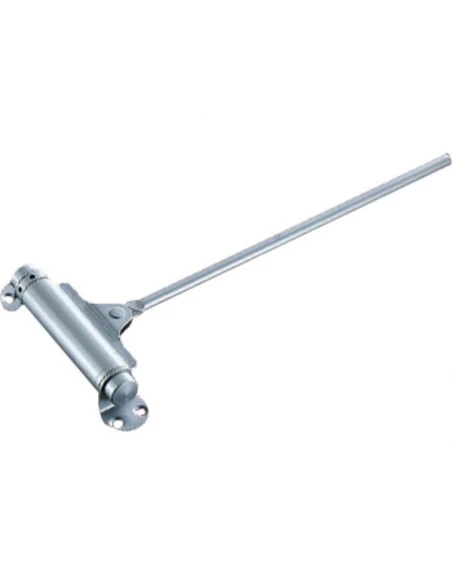 Ferme-porte à tringle Tirex 54 galet simple argent - GROOM