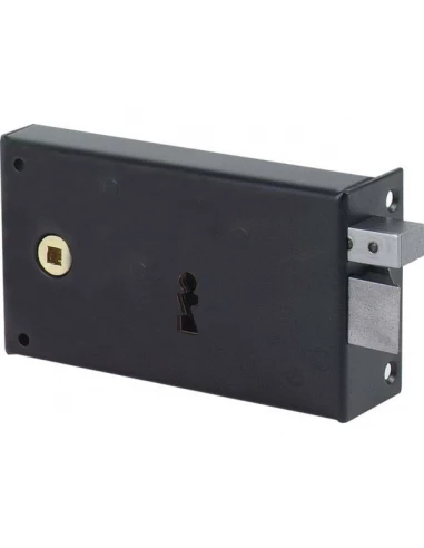 Serrure en applique monopointa chiffres horiz pene dt 1-2t droite