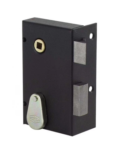 Serrure en applique monopoint4 gorges verticale a fouillotc40 droite