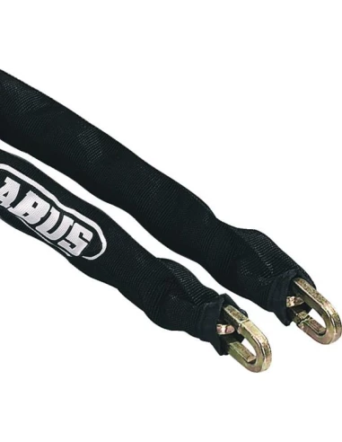 Chaine antivol carree cementee10 mm x 110 cm noir