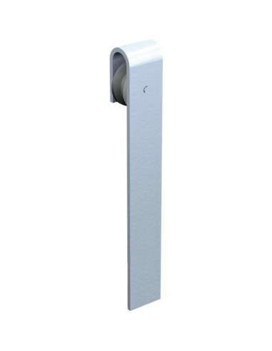 Monture Roc Droit Acier MANTION Monture pour porte coulissante sur rail plat en acier 200kg - MANTION